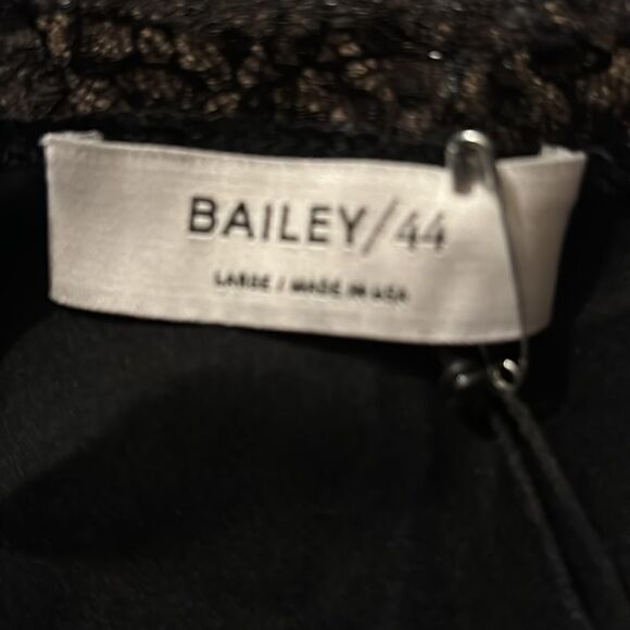Bailey 44 Black Lace-Trim Chloe Camisole Size L/ NWT Made in USA - Picture 5 of 9